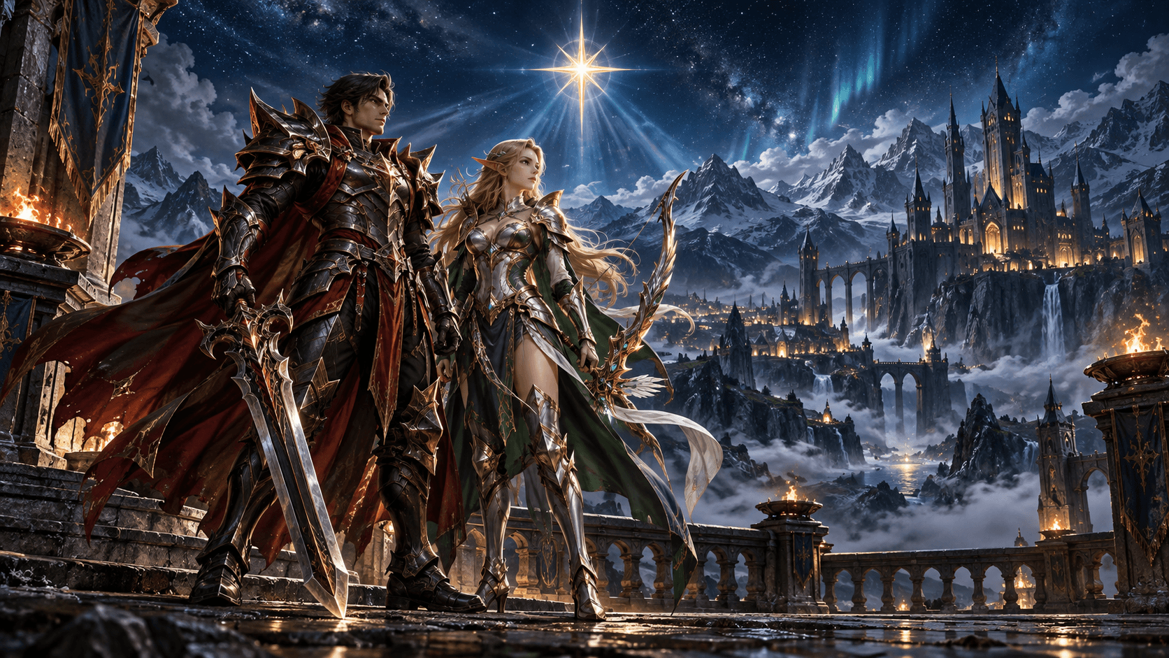 Two Heroes Beneath the North Star